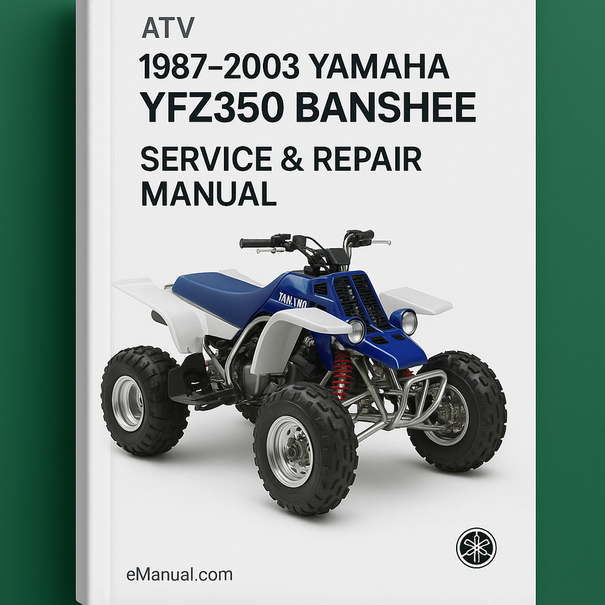 1987-2003 Yamaha YFZ350 Banshee Service Repair Manual DOWNLO