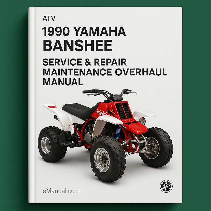 1990 Yamaha BANSHEE ATV Service Repair Maintenance Overhaul Manual