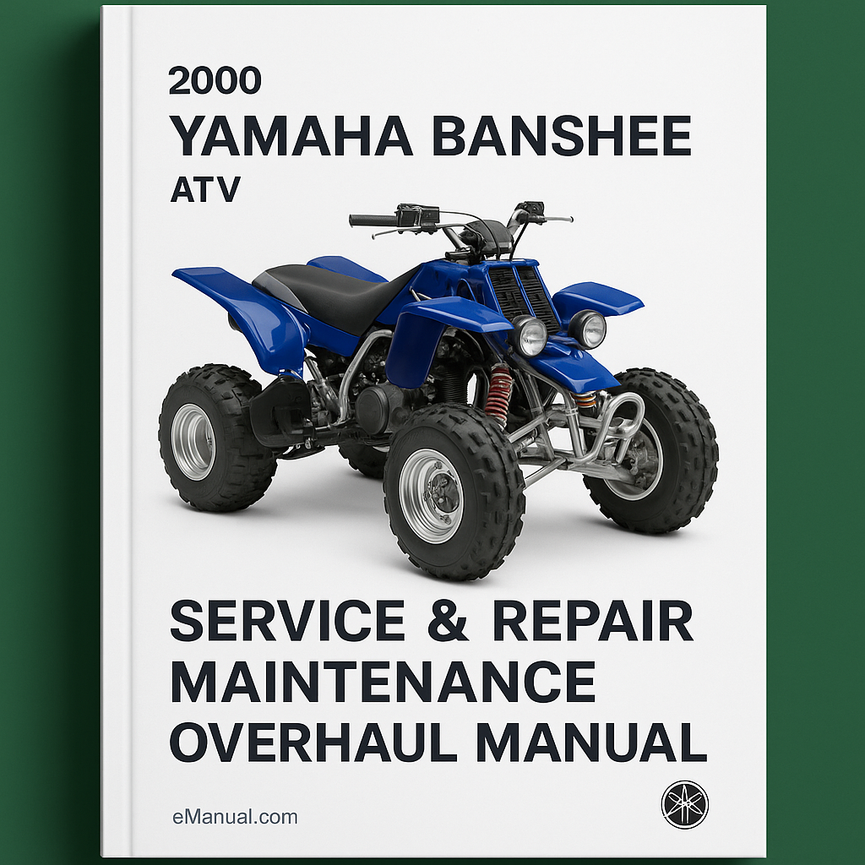 2000 Yamaha BANSHEE ATV Service Repair Maintenance Overhaul Manual