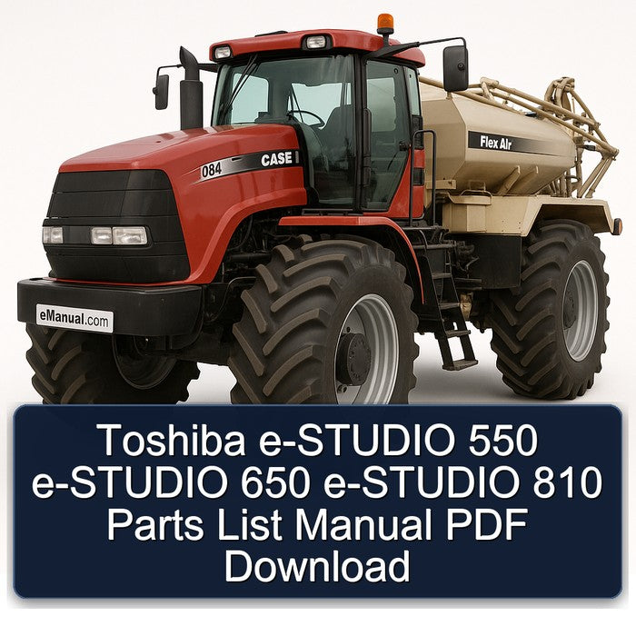 Toshiba E-studio 550 650 810 Parts Catalog PDF