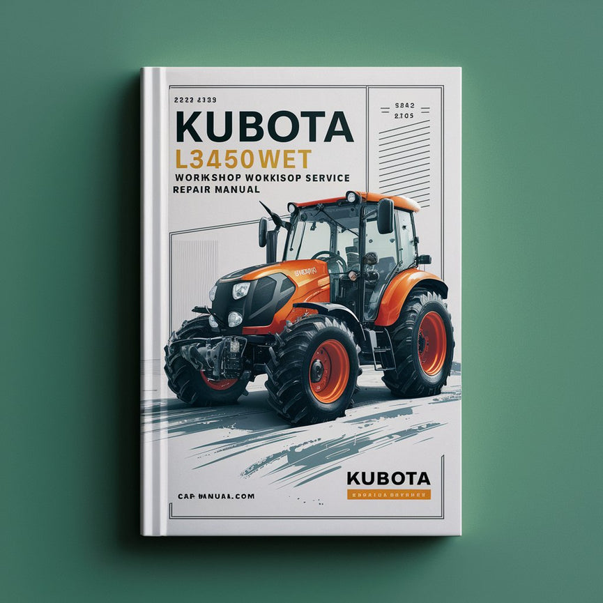 Kubota L3450WET Tractor Workshop Service Repair Manual