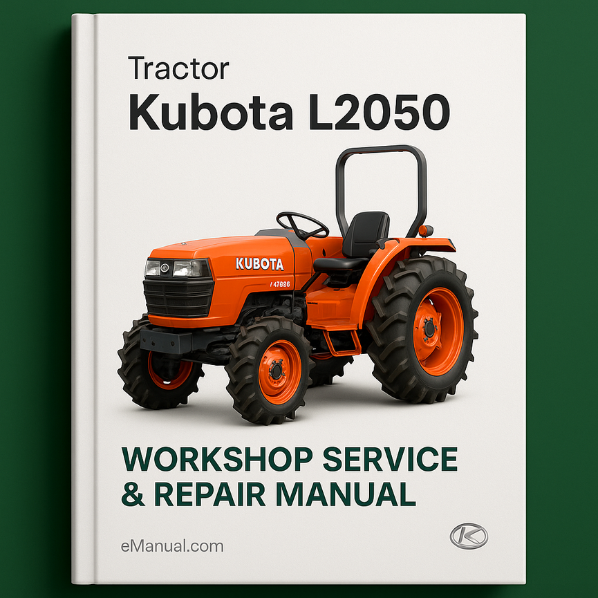 Kubota L2050 Tractor Workshop Service Repair Manual