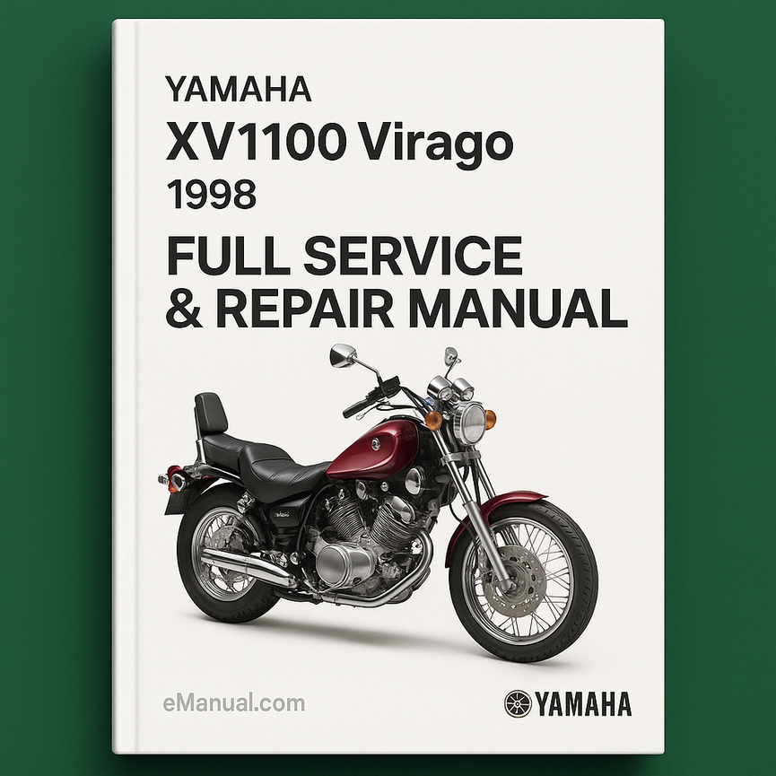 Yamaha XV1100 Virago 1998 Full Service Repair Manual