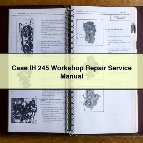 Case IH 245 Workshop Repair Service Manual