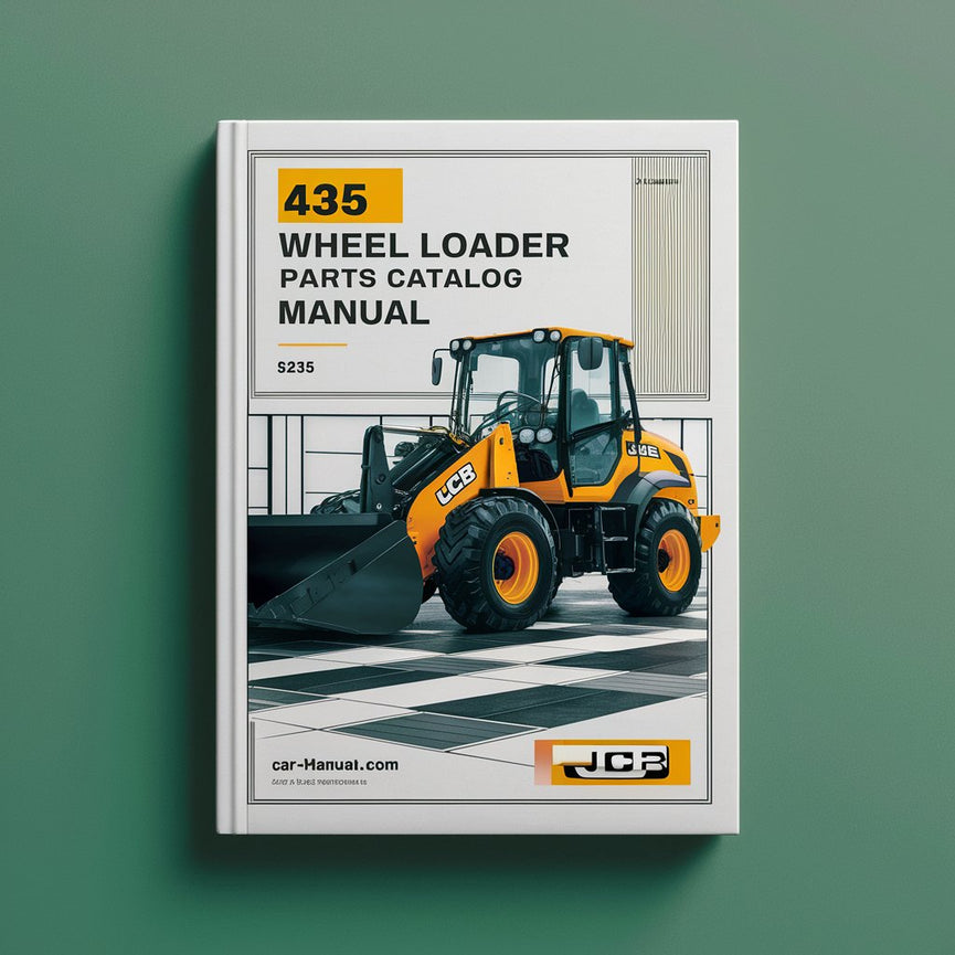 JCB 435 Wheel Loader Parts Catalog Manual