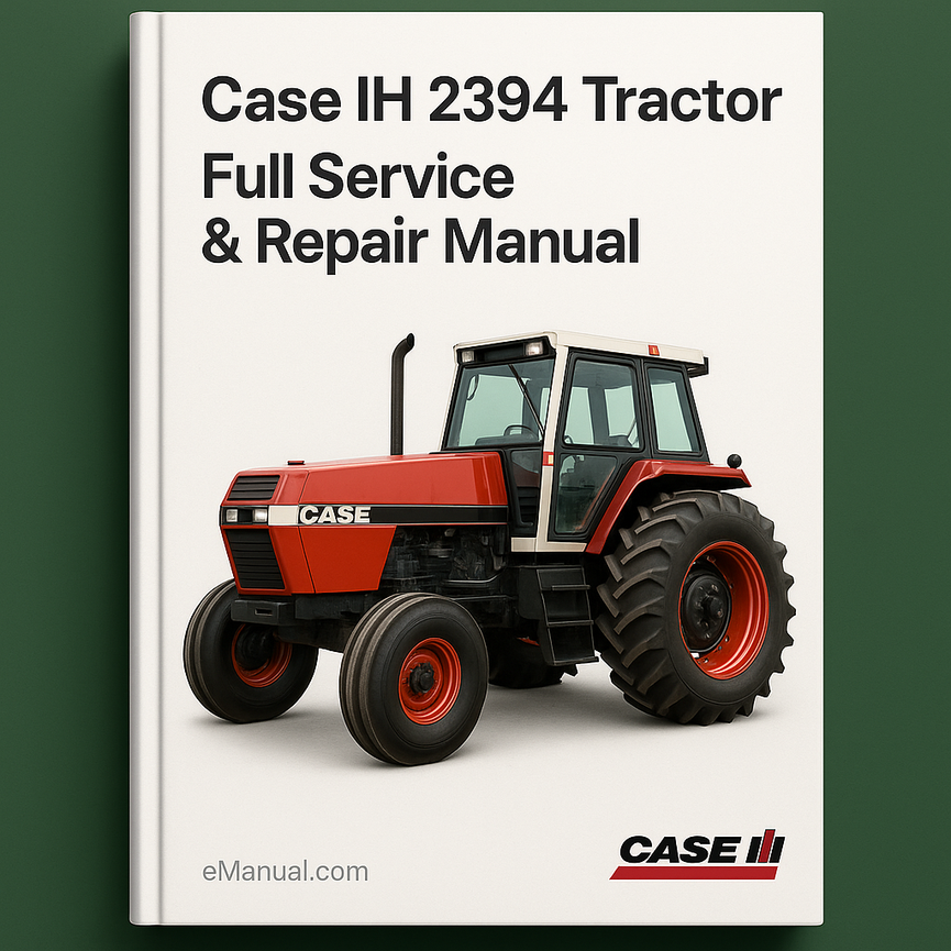 Case IH 2394 Tractor Full Service Repair Manual