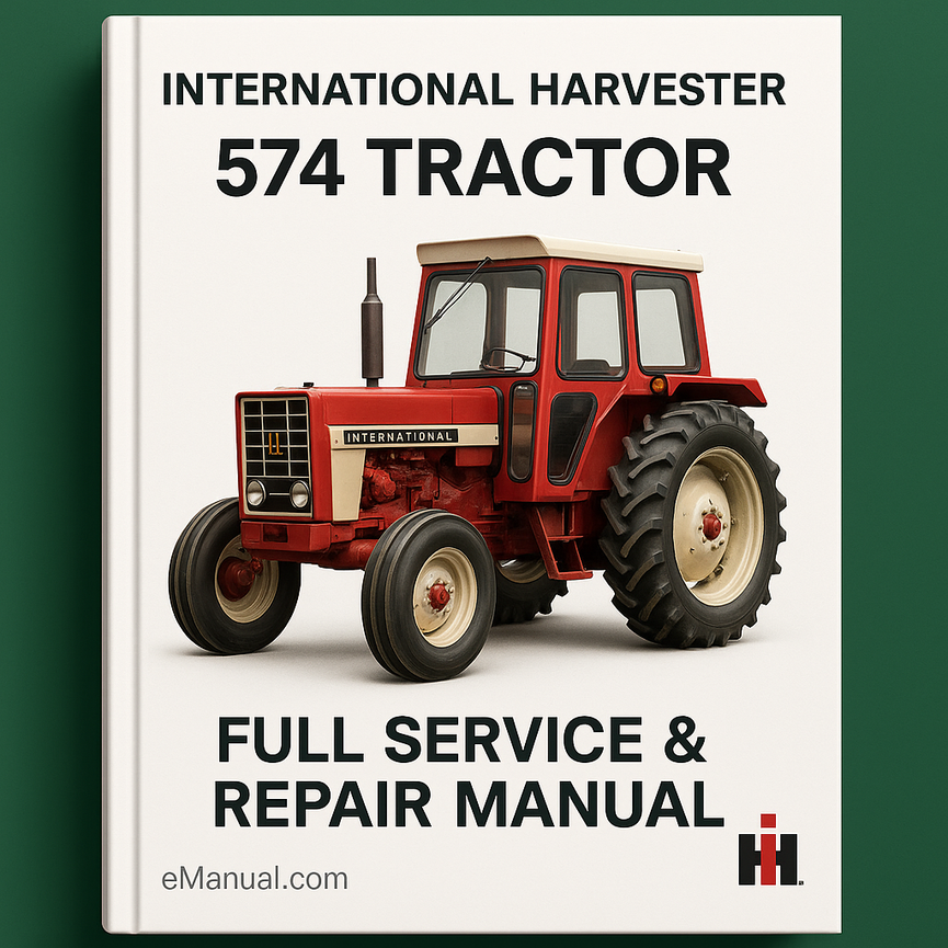 International Harvester 574 Tractor Full Service Repair Manual