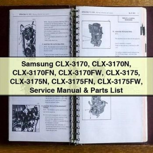 Samsung CLX-3170 Series Parts Catalog PDF