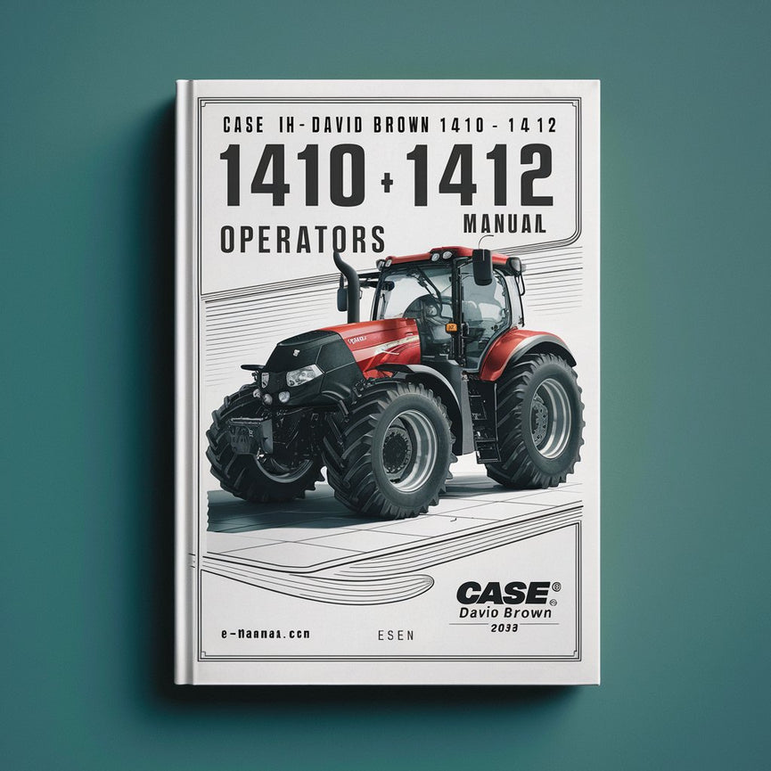 CASE IH DAVID BROWN 1410 1412 Tractor OperatorS Manual