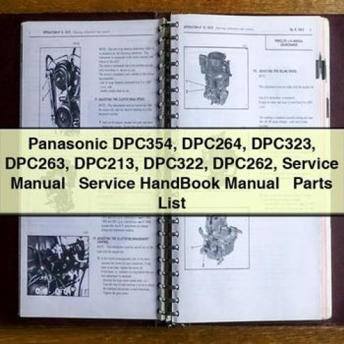 Panasonic DPC354 DPC264 DPC323 DPC263 DPC213 DPC322 DPC262 Parts Catalog PDF