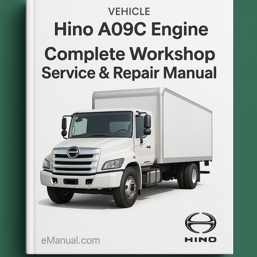 Hino A09C Engine Complete Workshop Service Repair Manual