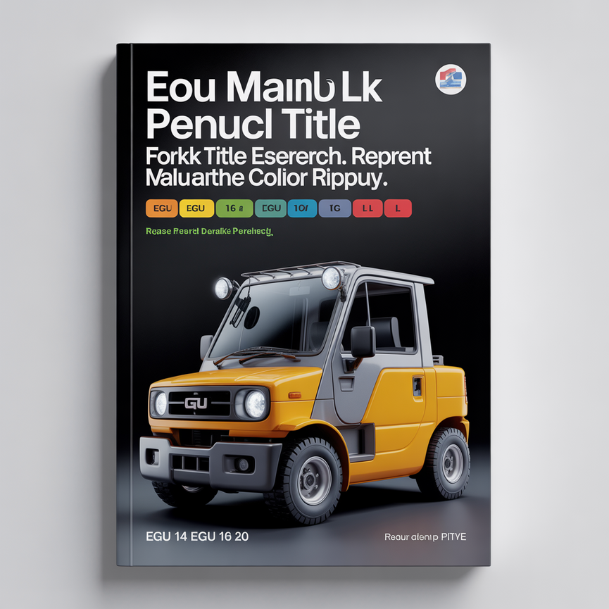 Still EGU 14 EGU 16 EGU 20 Forklift Service Repair Workshop Manual Download PDF
