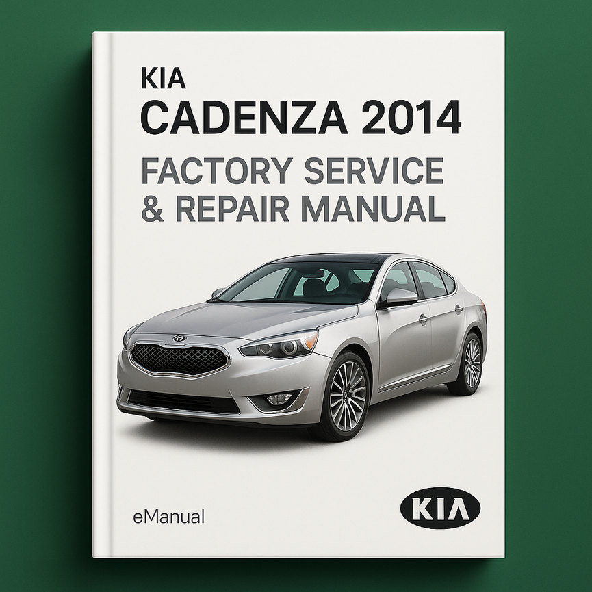 Kia Cadenza 2014 Factory Service Repair Manual