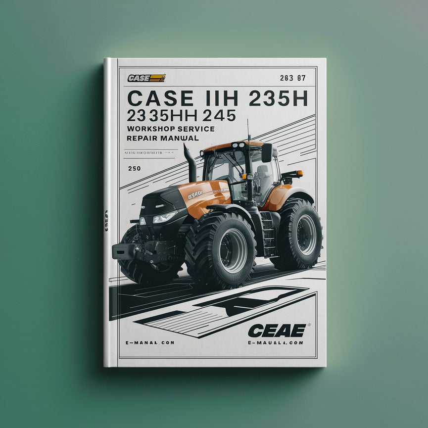 Case IH 235 235H 245 Workshop Repair Service Manual