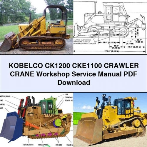 KOBELCO CK1200 CKE1100 Crawler CRANE Workshop Service Manual