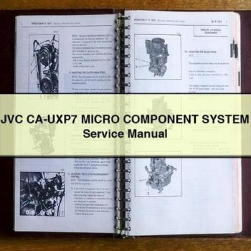 JVC CA-UXP7 Micro Component System Service Repair Workshop Manual PDF