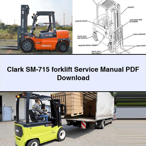 Clark SM-715 forklift Service Manual