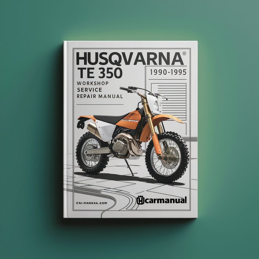 Husqvarna TE 350 1990-1995 Workshop Service Manual