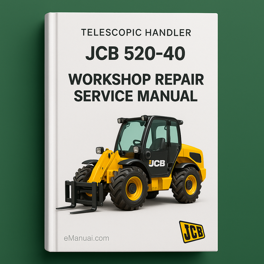 JCB 520-40 Telescopic Handler Workshop Repair Service Manual