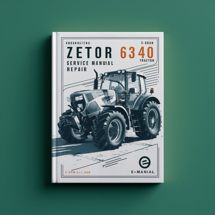 Zetor 6340 Tractor WSM Service Manual Repair