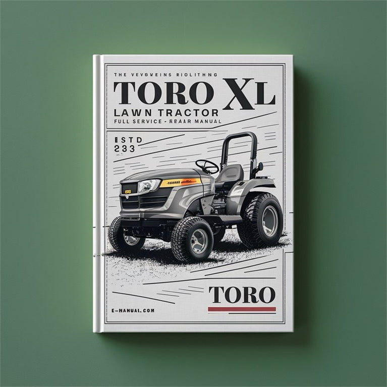 Toro XL Lawn Tractor Service Repair Workshop Manual PDF