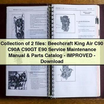 Beechcraft King Air C90, C90a, C90gt, E90 Parts Catalog PDF