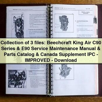 Beechcraft King Air C90 E90 Series , Canada Supplement IPC Parts Catalog PDF