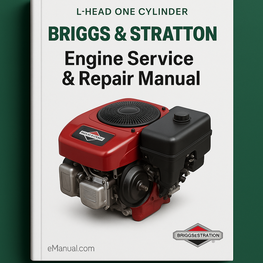 BRIGGS & STRATTON L-HEAD ONE CYLINDER Engine Service Repair Manual