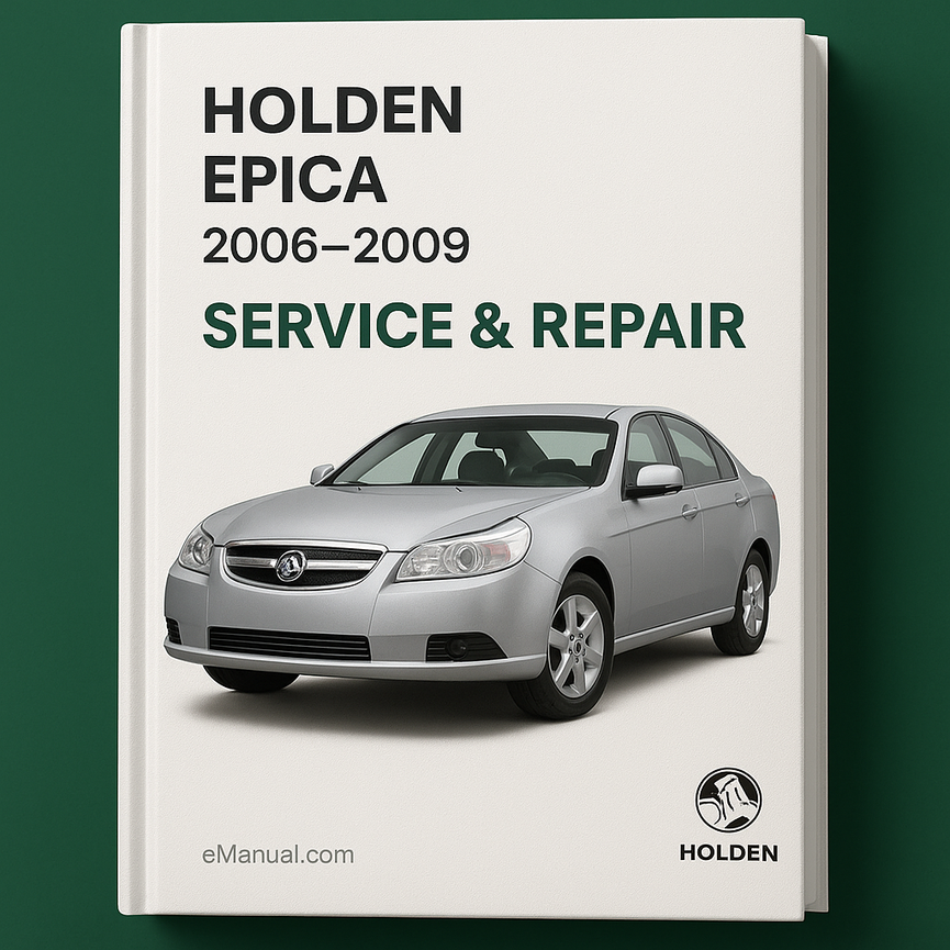 Holden Epica 2006-2009 Service Repair Workshop Manual Download PDF