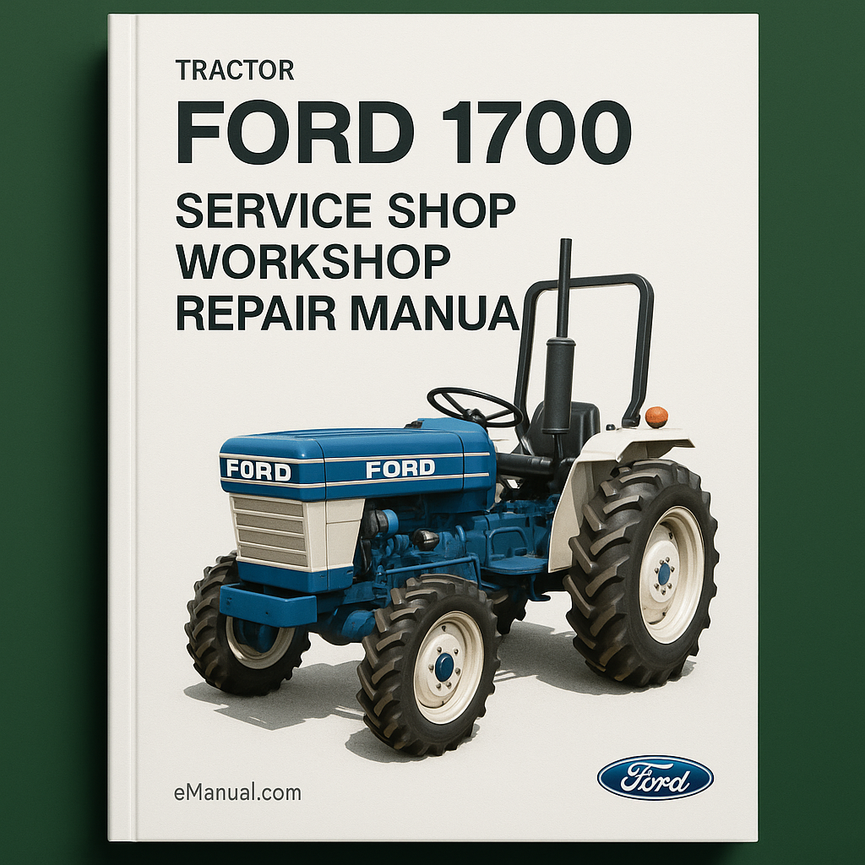 Ford 1700 Tractor Service Shop Workshop Repair Manual