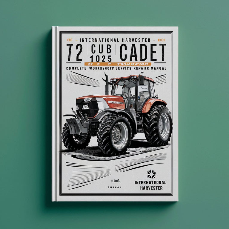International Harvester IH Cub Cadet 72 104 105 124 125 Tractor Complete Workshop Service Repair Manual