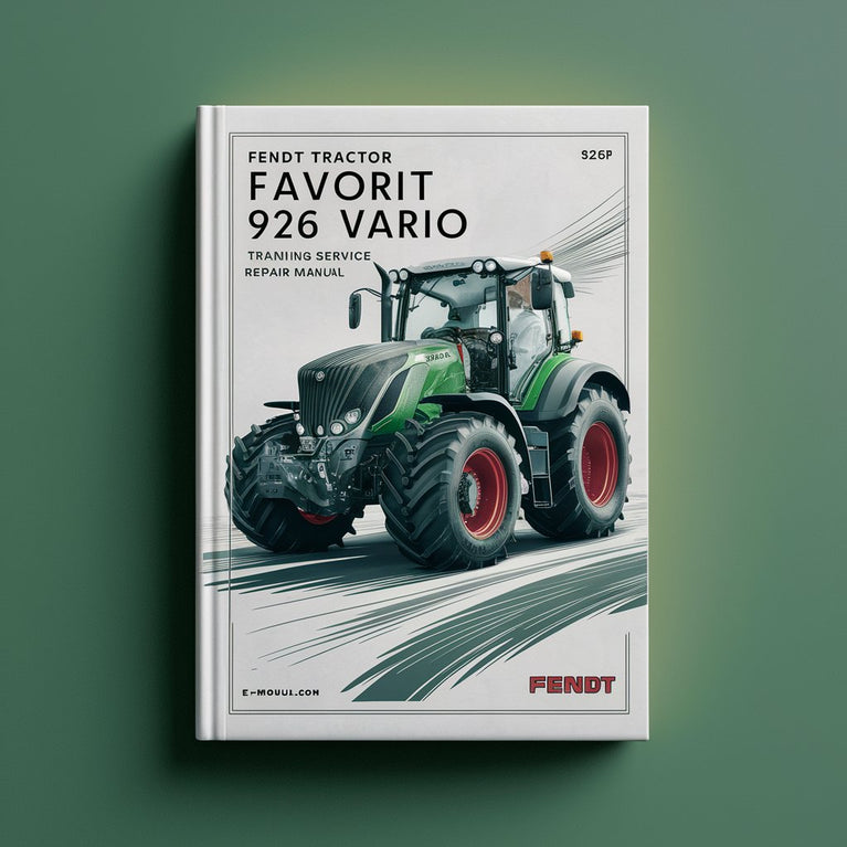 FENDT Tractor FAVORIT 926 VARIO AN UP Training Service Manual