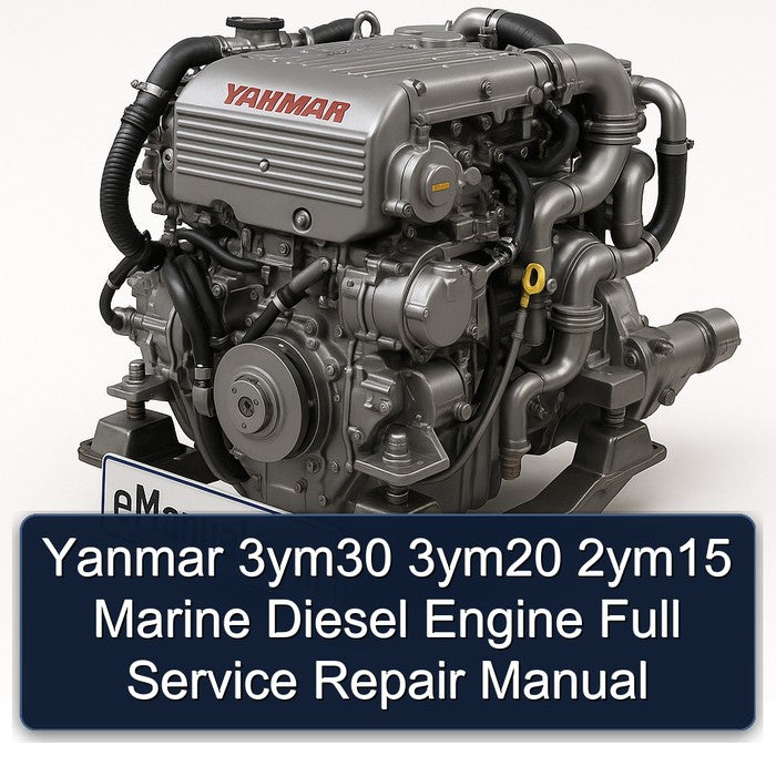 Yanmar 3ym30 3ym20 2ym15 Marine Diesel Engine Service Repair Workshop Manual PDF