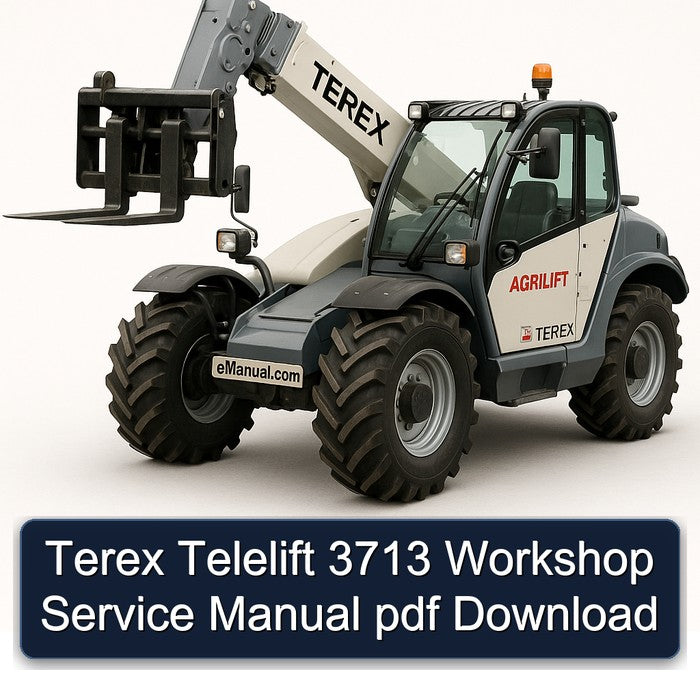 Terex Telelift 3713 Service Repair Workshop Manual PDF