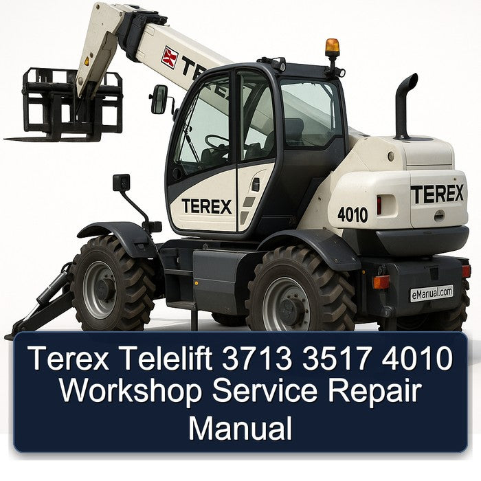 Terex Telelift 3713 3517 4010 Service Repair Workshop Manual PDF