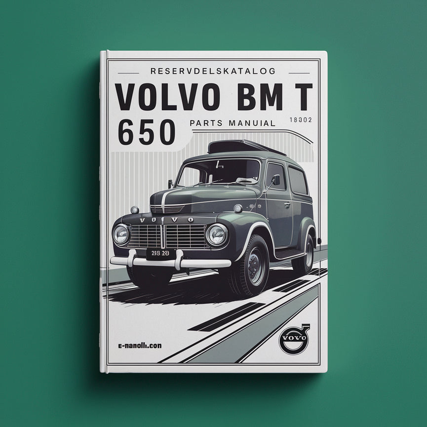 Reservdelskatalog Volvo Bm T 650 Parts Manual in german
