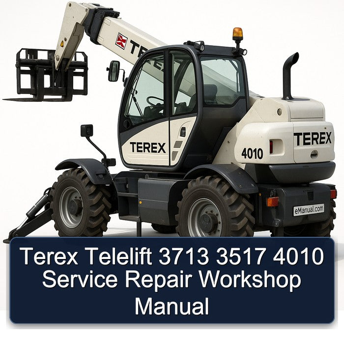 Terex Telelift 3713 3517 4010 Service Repair Workshop Manual PDF