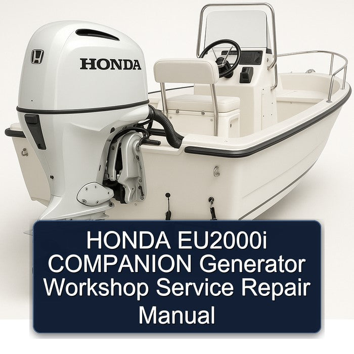 Honda EU2000I Companion Generator Service Repair Workshop Manual PDF