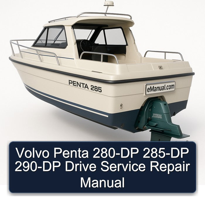 Volvo Penta 280-DP 285-DP 290-DP Drive Service Repair Workshop Manual PDF