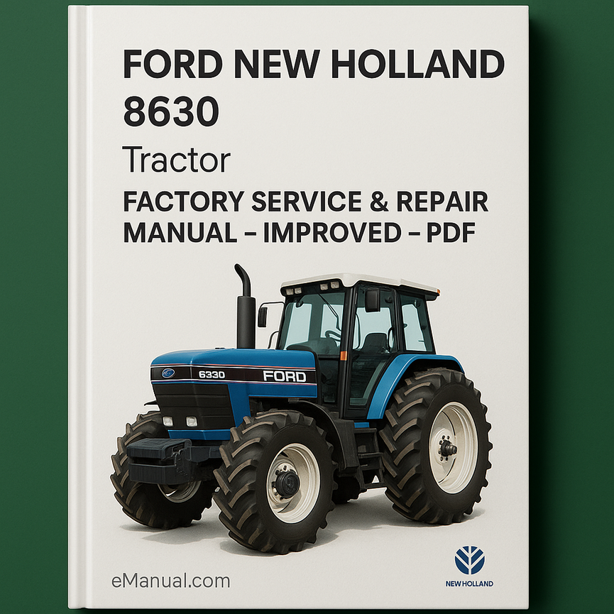 Ford New Holland 8630 Tractor Factory Service Repair Manual-Improved-PDF
