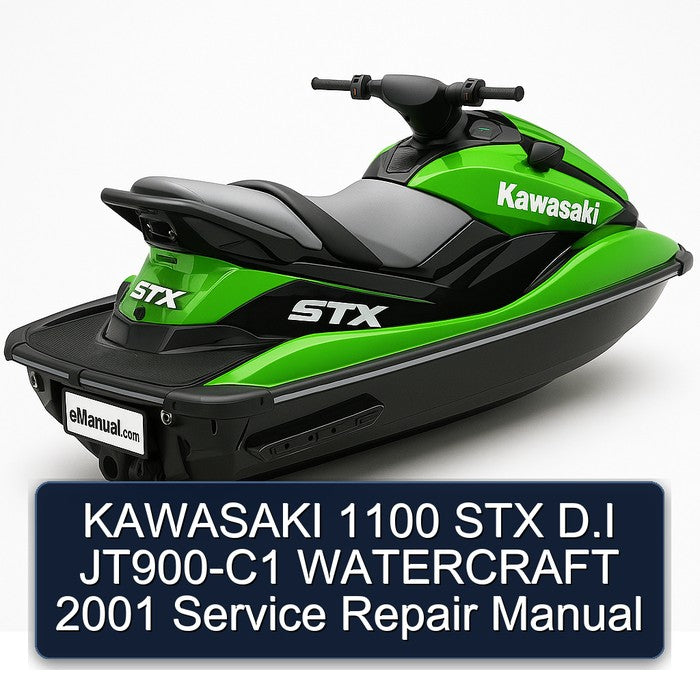 2001 Kawasaki 1100 STX D.i JT900-C1 Watercraft Service Repair Workshop Manual PDF