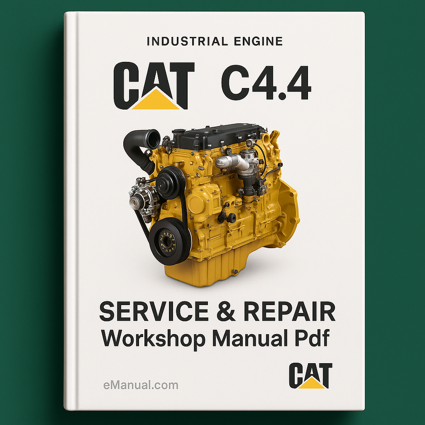 CAT Caterpillar C4.4 Industrial Engine Service Repair Workshop Manual Pdf