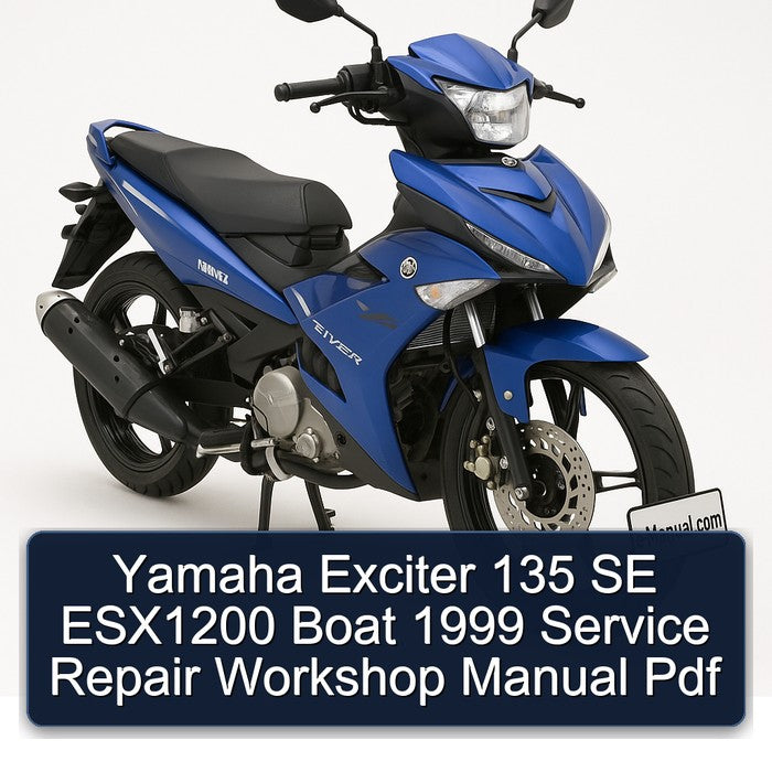 1999 Yamaha Exciter 135 SE ESX1200 Boat Service Repair Workshop Manual PDF