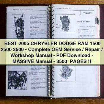 2005 Dodge SRT 10 Best Chrysler RAM 1500 2500 3500 - -massive -3500 Pages Service Repair Workshop Manual PDF