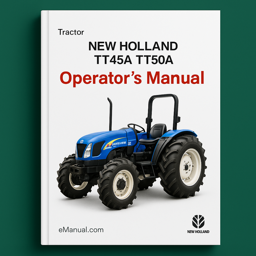 Best New Holland TT45A TT50A Tractor OperatorS Manual-PDF # SELLING