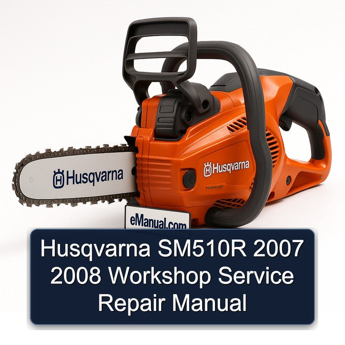 Husqvarna SM510R 2007 2008 Workshop Service Repair Manual
