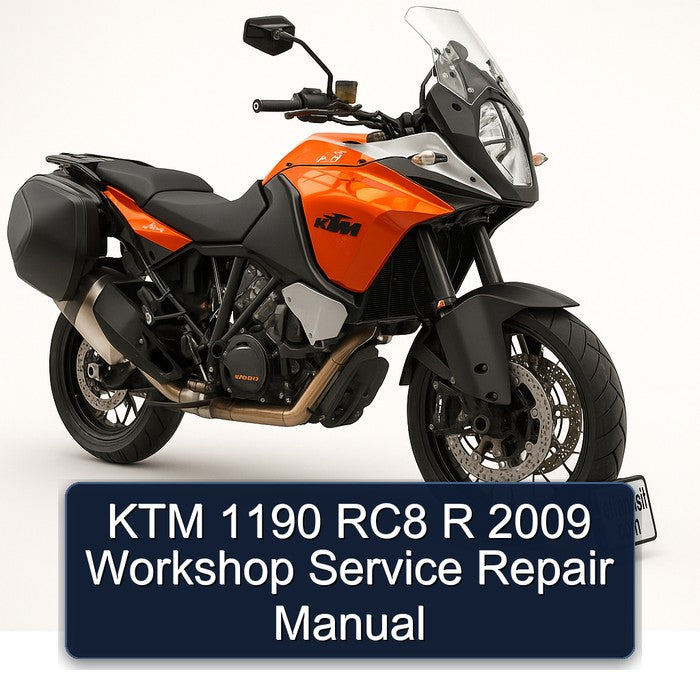 2009 KTM 1190 RC8 R Service Repair Workshop Manual PDF