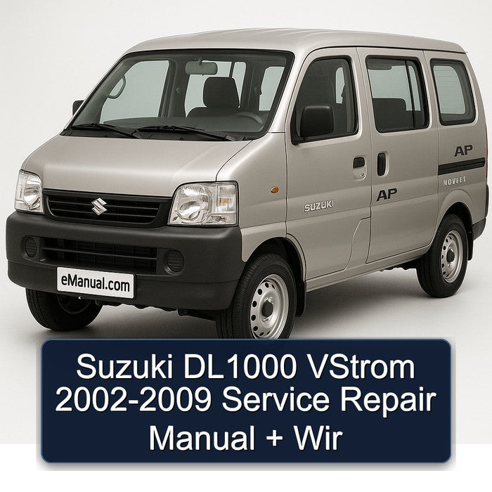 2002-2009 Suzuki AP Models DL1000 Vstrom - Wir Service Repair Workshop Manual PDF