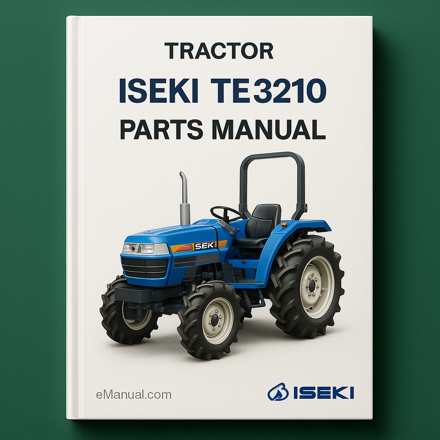 Iseki TE3210 Parts Manual Catalog