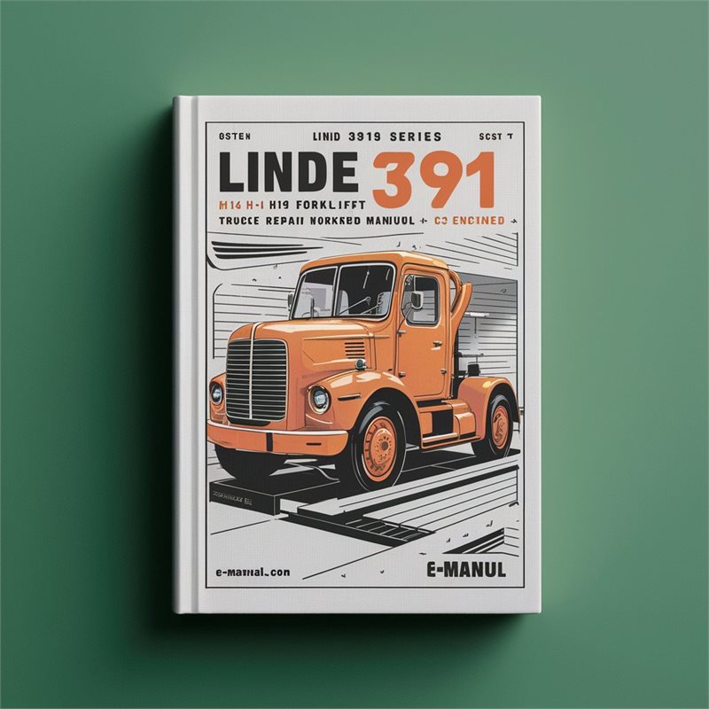 Linde 391 Series H14 H16 H18 H20 Ic-engined Forklift Truck Service Repair Workshop Manual PDF
